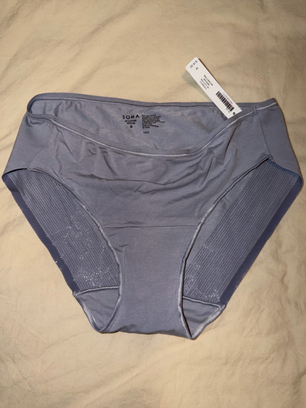 SOMA Seamless No Slip Briefs in Moonstone Blue NWT